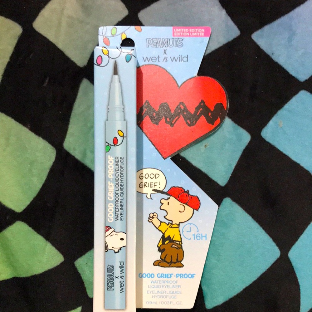 🆕Wet N Wild x Peanuts!Xmas Collection!Good Grief Liquid Eyeliner!NOT ONLINE!